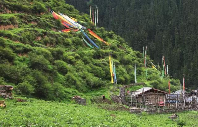 马尔康县农村风景