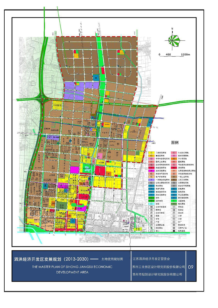 泗洪经济开发区用地规划图