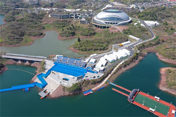 淳安界首体育中心铁人三项赛场