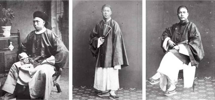 北洋海军的三位主要官员——提督丁汝昌、左翼总兵林泰曾、右翼总兵刘步蟾早年肖像.jpeg