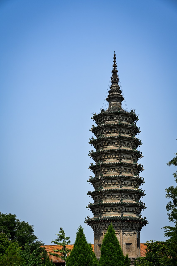 河北正定古塔 澄灵塔