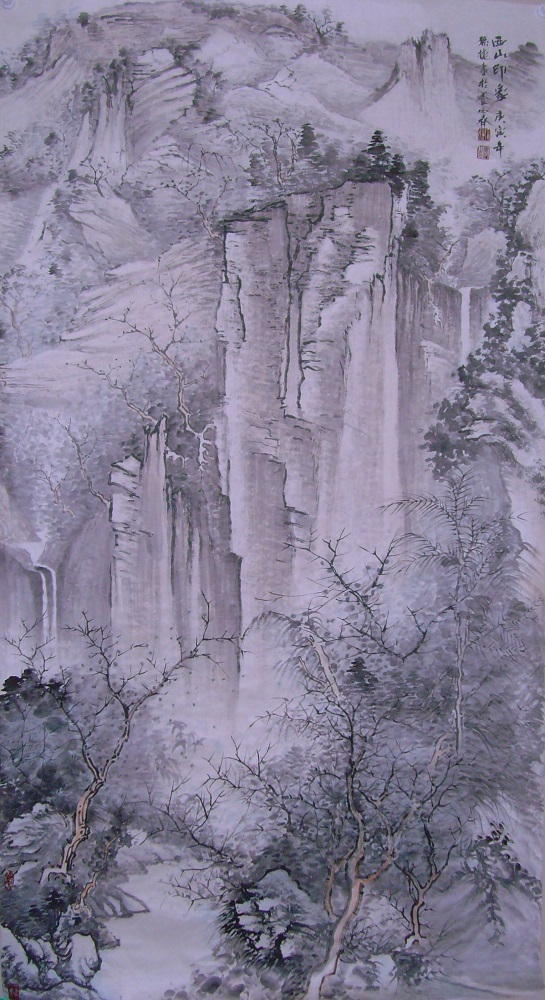 孙捷国画