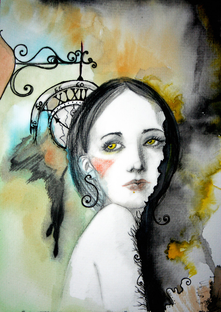 追逐时光的水彩Chasing time watercolor