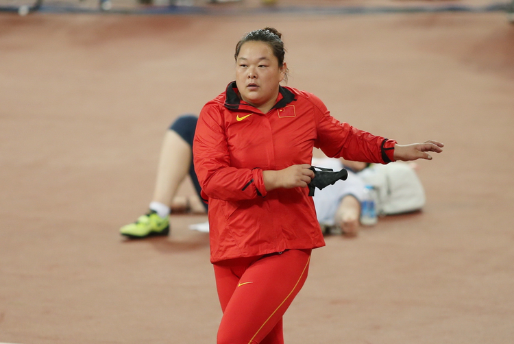 2015北京田径世锦赛女子链球决赛：中国选手张文秀摘银 王峥第五