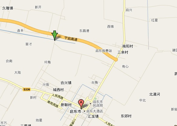 冬藏村区域地图