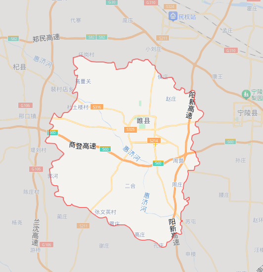 睢县董店乡地图图片