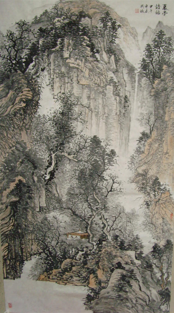 孙捷国画