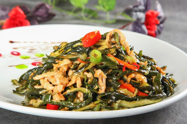 中餐美食-小炒黄瓜皮