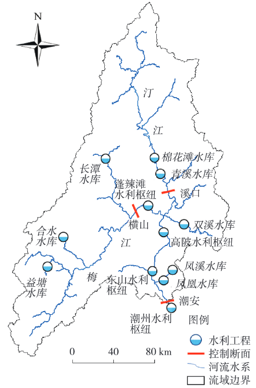 韩江河流分布图图片