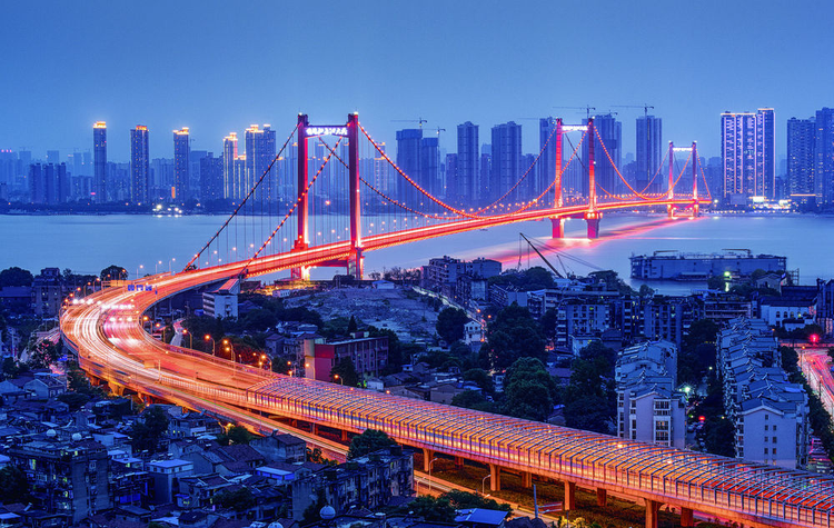 鹦鹉洲长江大桥