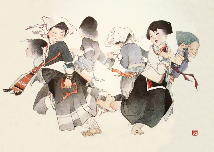  编花篮55x60cm 1983年