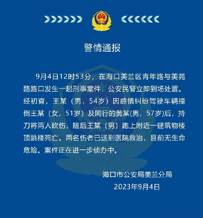 9·4一男子开车伤人后跳楼事件