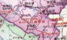 卡什卡达里亚州地图