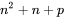 n^{2}+n+p