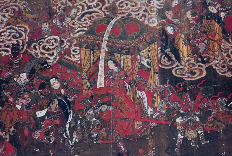 汾阳圣母庙圣母殿西壁《巡幸回宫图》（局部）.jpeg