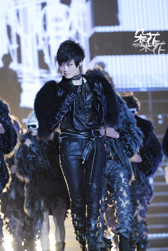 舞台上的李宇春