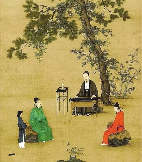 听琴图