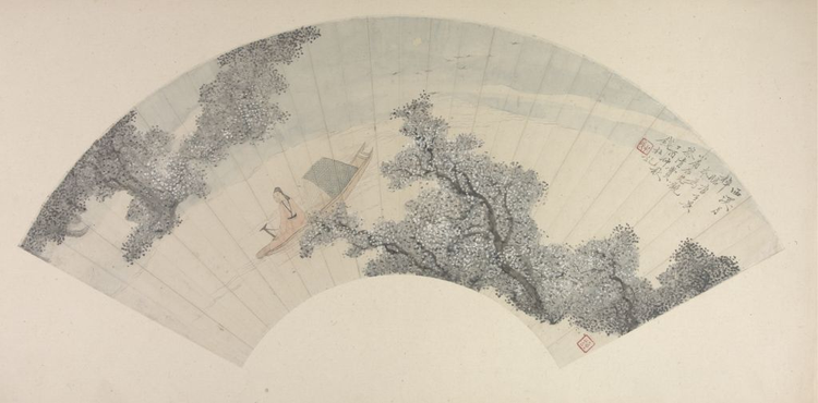 《西溪月棹图》扇页.jpeg