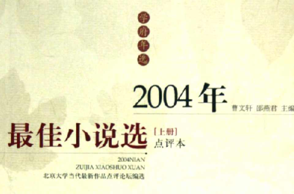 2004年最佳小说选