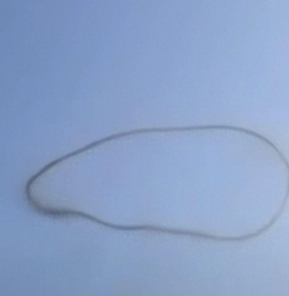 1·14陕西铜川天空现巨型黑圈事件