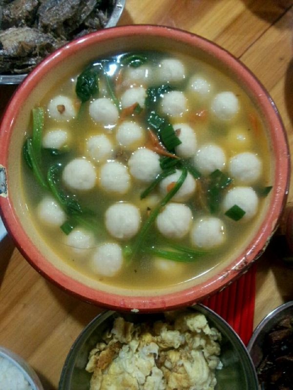 西红柿鱼丸汤