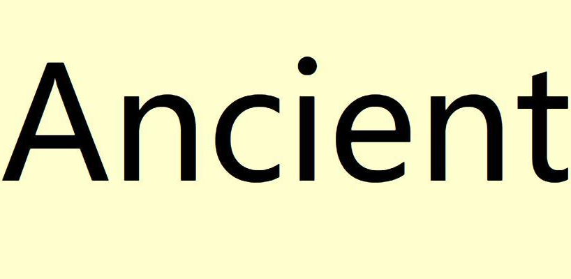 Ancient