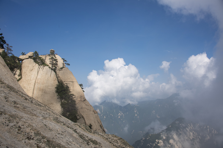 中国陕西华山东峰风光