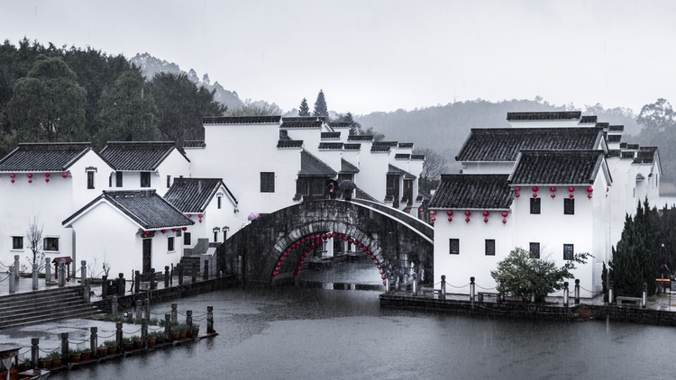 『烟雨江南』青瓦白墙的徽派建筑——中国古代建筑之美.jpeg