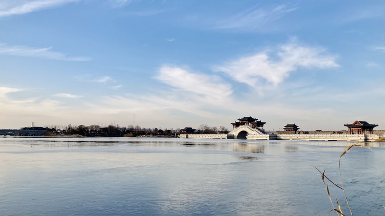 这里是商丘古城风景！天气好风景好心情也要好