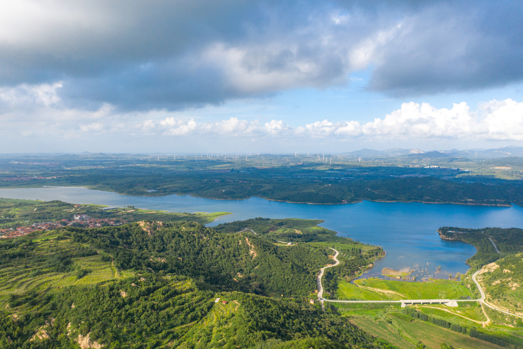 山东青岛齐长城景区风光