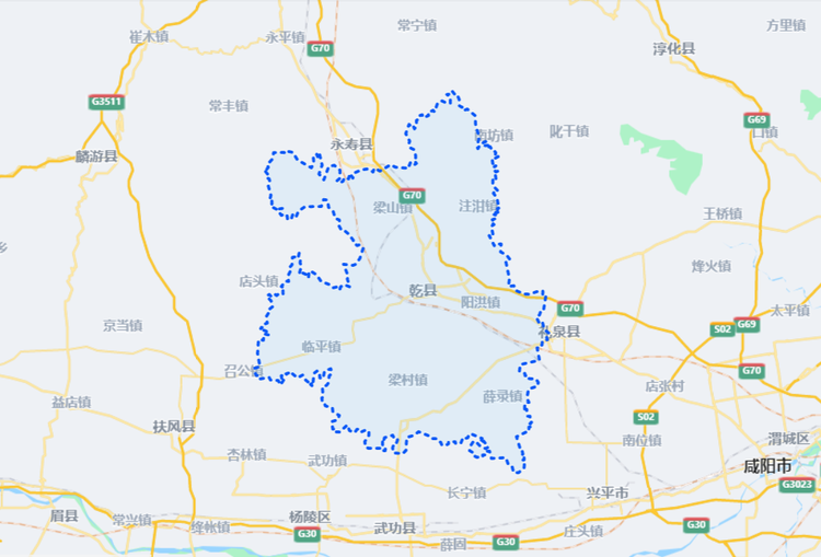 乾县梁村镇地图图片图片