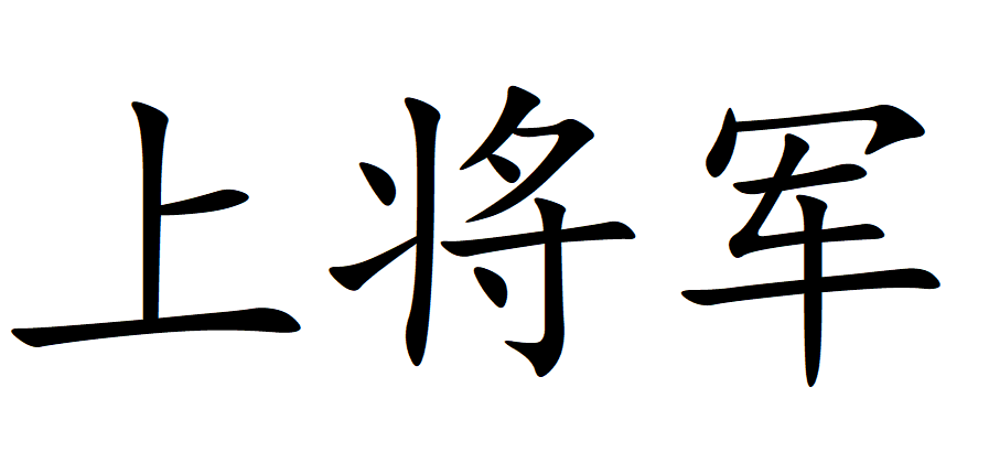 上将军