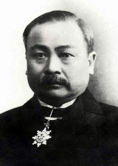 詹天佑人物写真近照