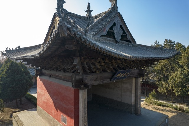 中国山西省临汾市尧都区东阳后土庙古戏台