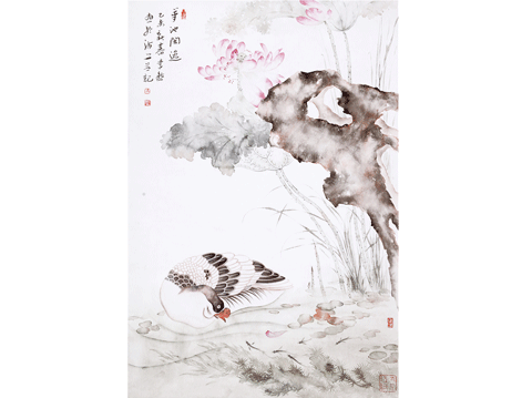 李然