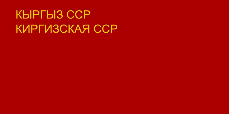 吉尔吉斯斯坦历史国旗