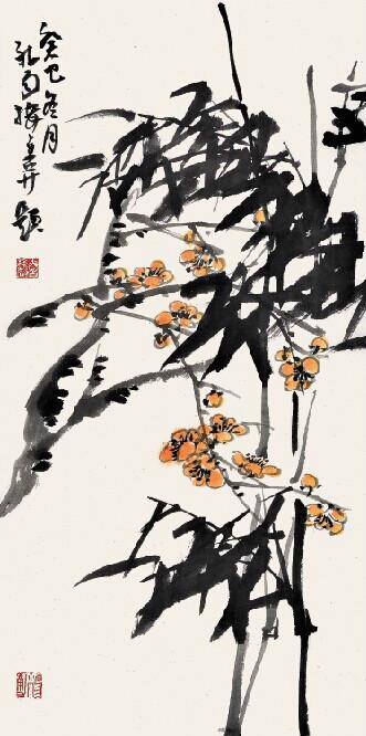 杨永写意花鸟画