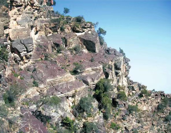 新元古代贺兰山矿层露头.jpeg