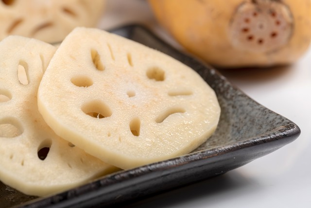 滋补保健蔬菜莲藕特写