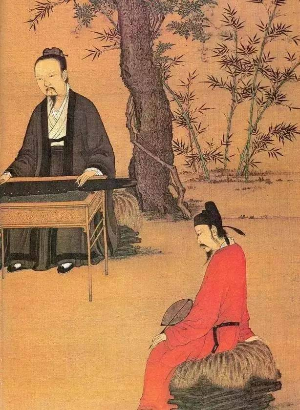 听琴图