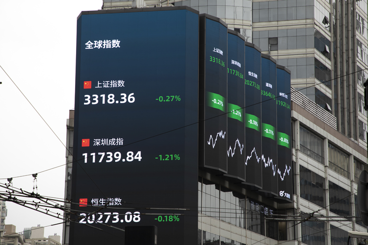 4月13日：A股市场午后走低收跌 成交连续八日超万亿