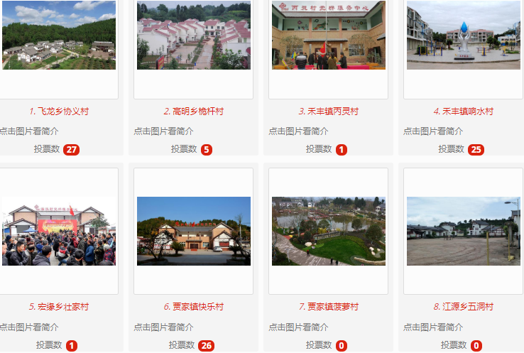 简阳市举办最美乡村网络评选活动