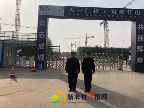 压实责任源头治理  胶州市里岔综合执法中队严控扬尘污染