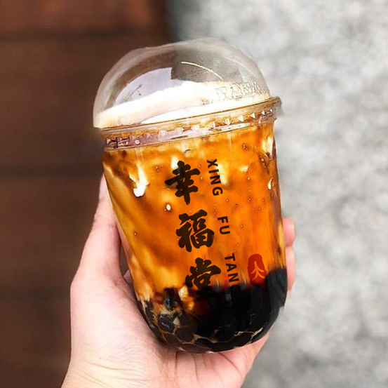一天卖出2000杯，人人幸福堂不愧是黑糖珍珠奶茶中的王者！