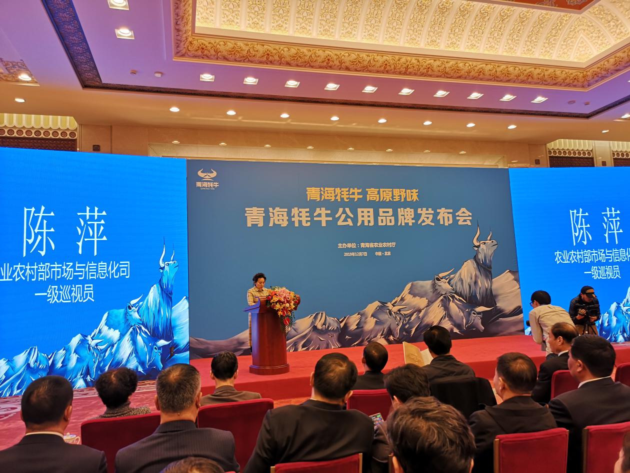 5369走进人民大会堂 助推牦牛公用品牌建设