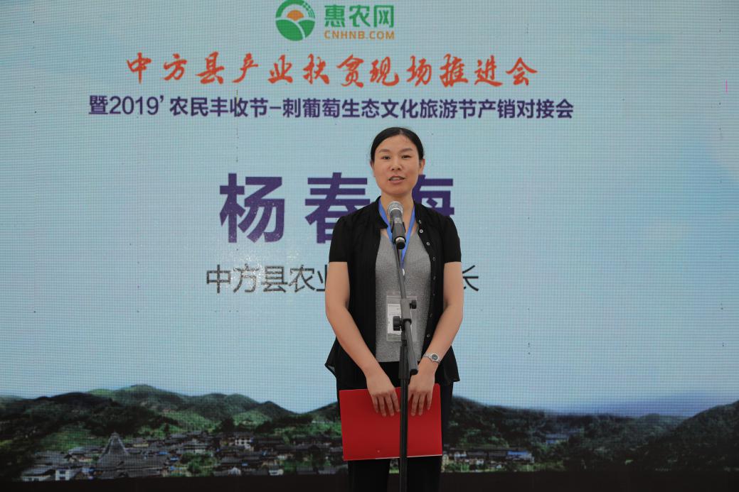 助力中方刺葡萄产销对接 惠农网邀请采购商现场下单