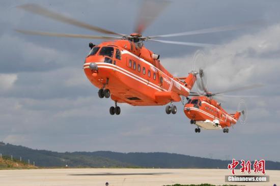 应急部森林消防局直升机支队现装备国产大型直升机18架