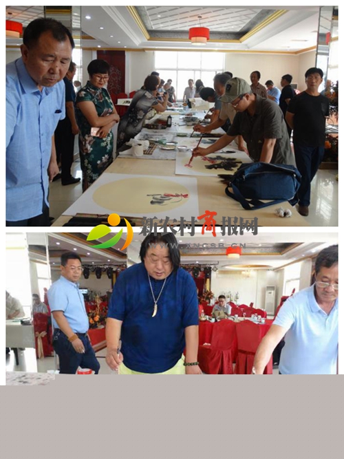 中韩书画艺术交流协会举行即墨区部成立三周年笔会（组图）