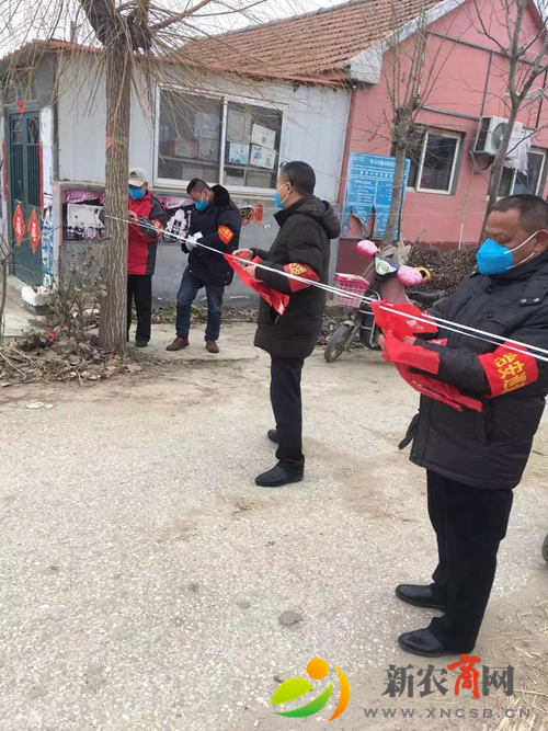 战“疫”一线  平度白沙河街道党员干部在行动