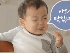 当吃货遇到美食 这表情一点都不浮夸